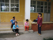 Break from classes at Friendship Village