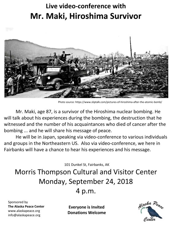 9-24-18 Mr Maki_Hiroshima Suvivor